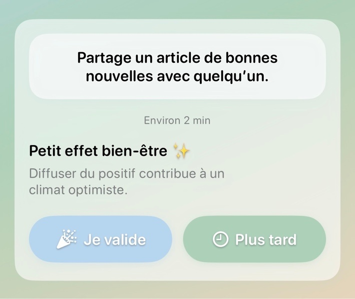 Défi bien-être Nelymo
