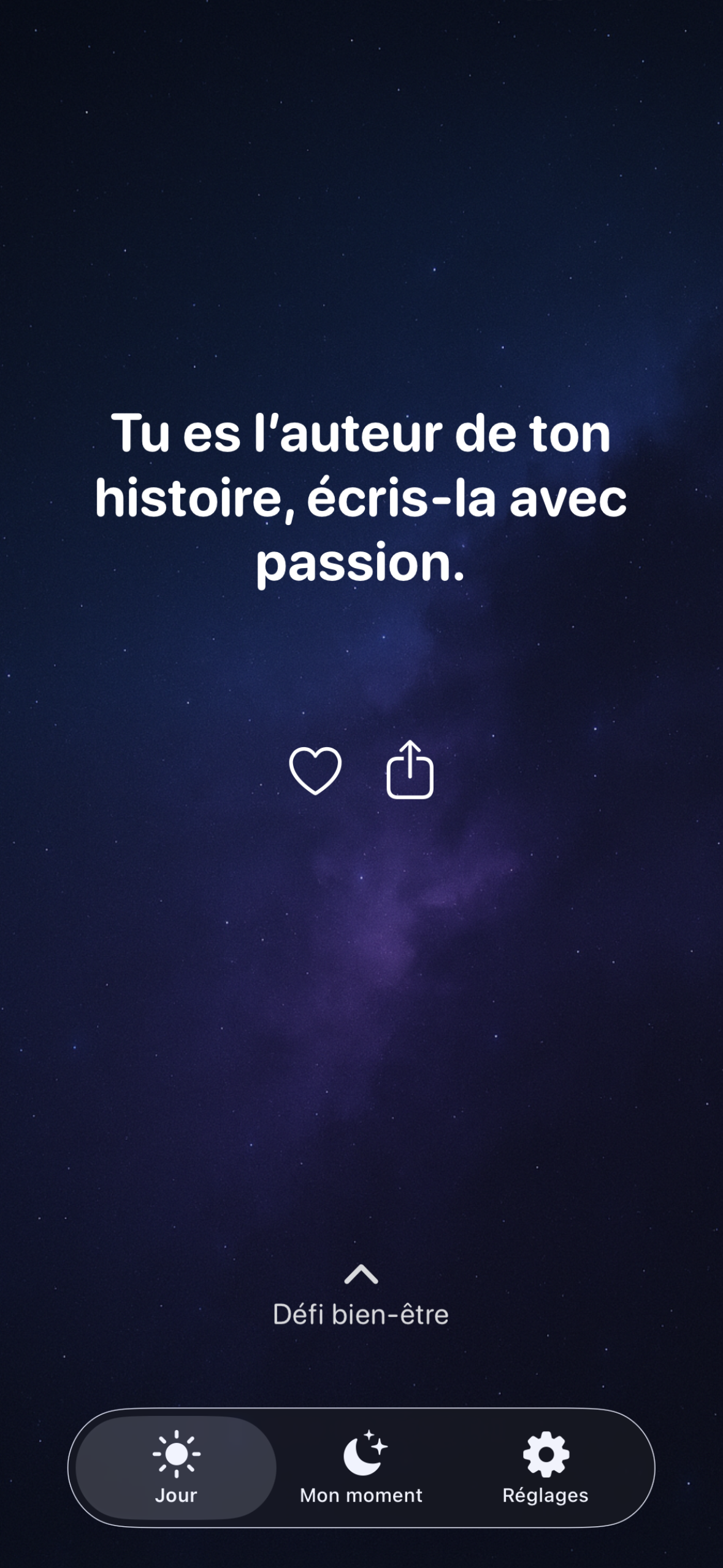 Fond nuit étoilée Nelymo